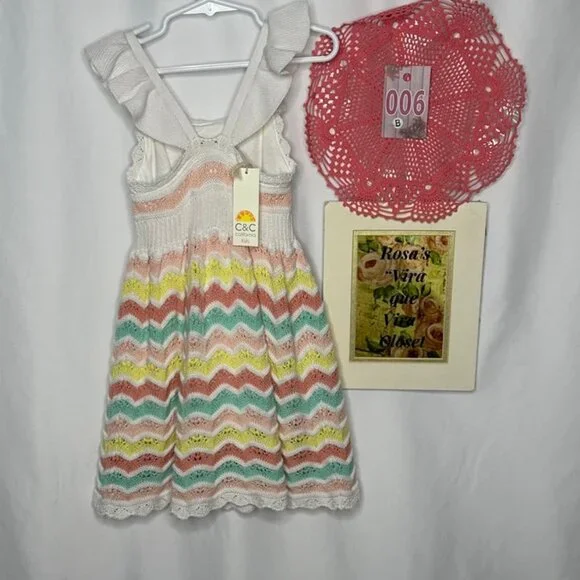 NWT C&C California Stripe Sweater Sundress - Picture 4 of 11